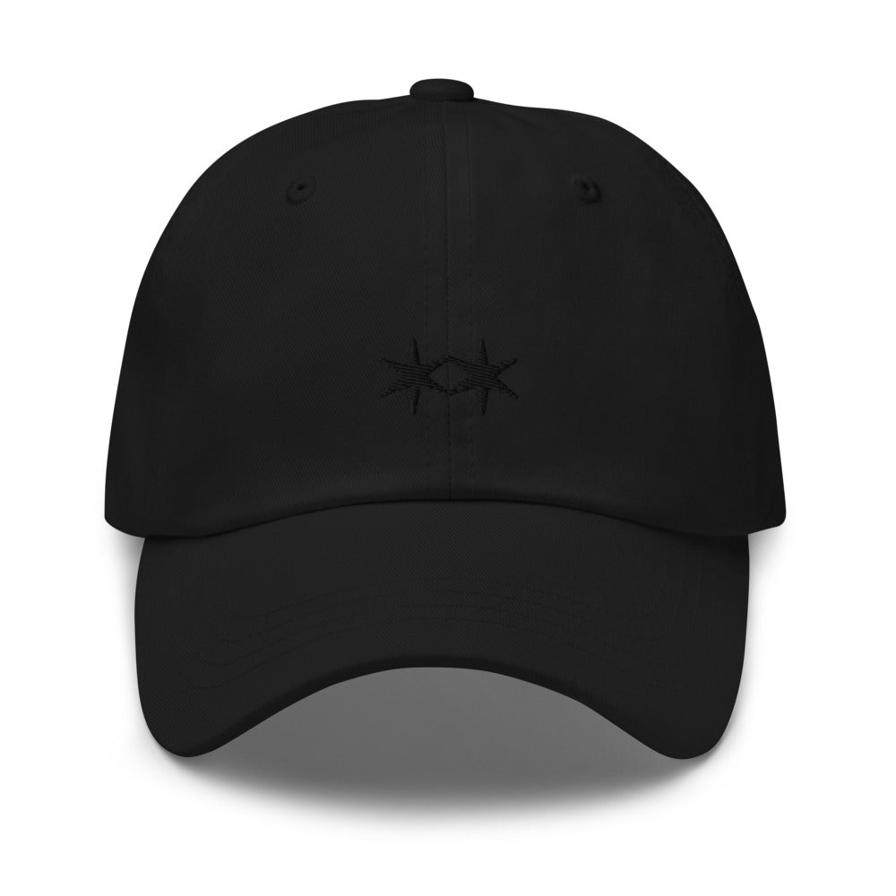 All Black Embroidered Hat