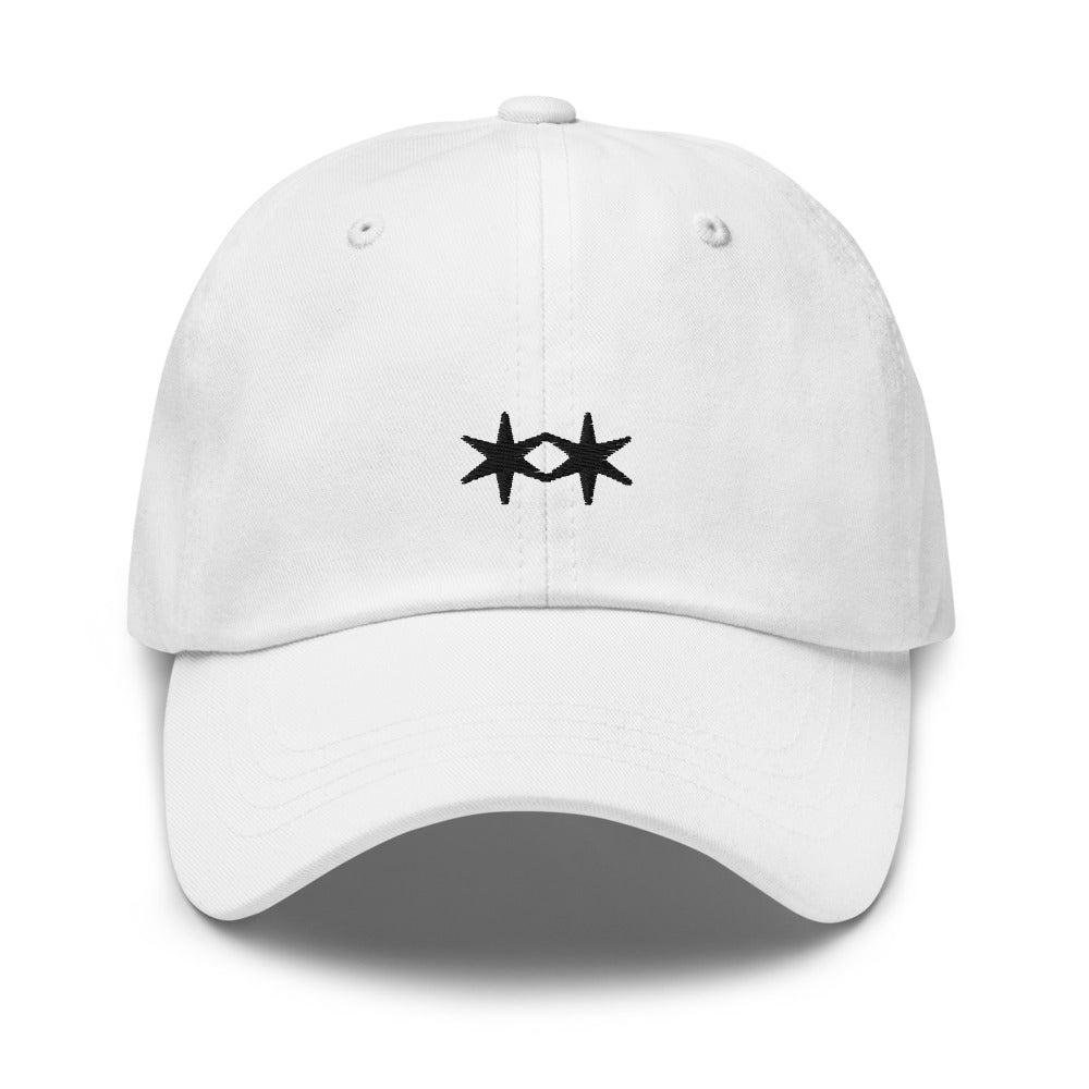White Embroidered Hat